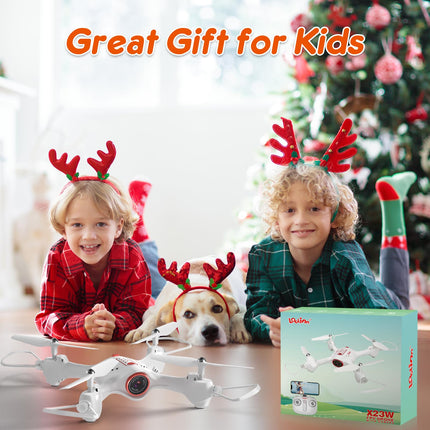 Loolinn | Drone with Camera as a Gift for Kids - Very Easy to Fly, Real-Time Video Transmission, Lots of Fun - Toy MINI Drone for Kids, C0 (Gift for Boys and Girls)