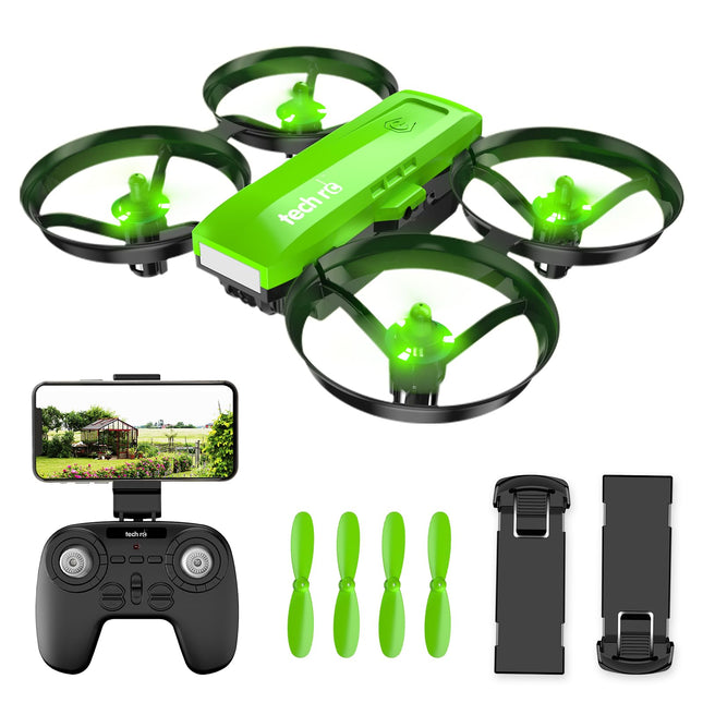 tech rc drone with camera drone for children 1080P HD dual camera dual battery quadcopter remote controlled drones 2 battery quadrocopter RC drone APP WLAN live transmission gift for boys girls