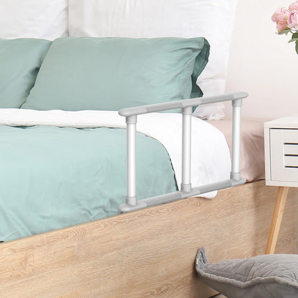 Heuffe bed rail fall protection for seniors, bed grab bar, standing aid for older adults, safety bed railing, height-adjustable bed guard rail, nursing bed for the disabled (three-bar railing)
