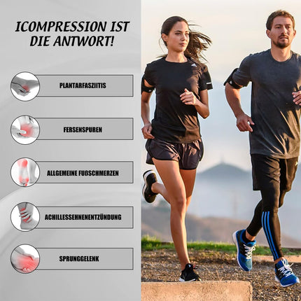 TOMILIOLD 4 Pairs Compression Socks Women Men Medical Socks, Orthopedic Compression Socks for Arthritis Joint Pain (Black, 38-42)