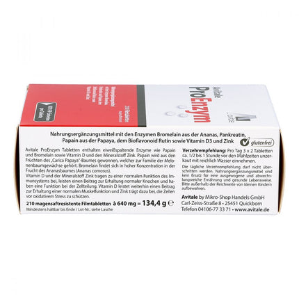 PROENZYM gastro-resistant tablets 210 pcs