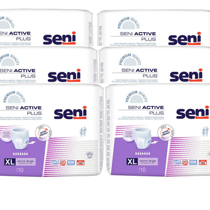 Carton of Active Plus size XL from Seni (6 x 10 pieces)