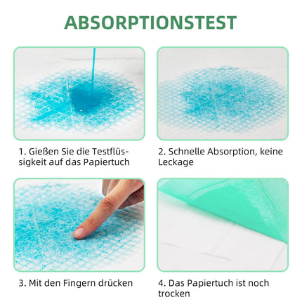 EasyVibe Disposable Bed Pads for Incontinence 50 Pieces 90x90cm 5-ply, 110g/piece, SAP 7g Bed Pads Incontinence Disposable Adult, Heavy Duty Bed Pads Incontinence, Disposable Changing Pads…