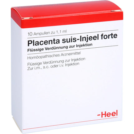 PLACENTA SUIS Injeel forte ampoules 10 pcs
