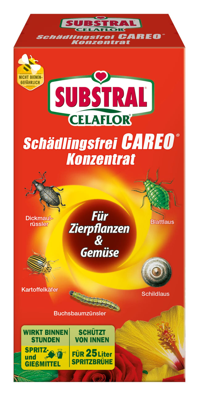Substral Celaflor Pest-Free Careo Concentrate for ornamental plants, against aphids, box tree moths, etc. 250 ml