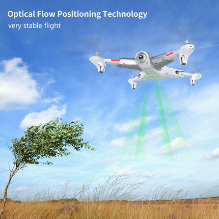 Loolinn | Drone with Optical Flow Positioning Technology - 60 Minutes Long Flight Time/Very Stable Flight - Quadcopter Drones with HD Camera for Kids as a Gift