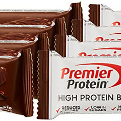 Premier Protein - High Protein Bar 50% - Double Chocolate Cookie - 16x40g - Low Sugar - Low Carb - palm oil free