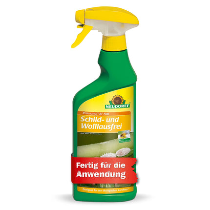 Neudorff Promanal AF New Scale and Mealybug Free – Combats scale and mealybugs as well as spider mites on hard-leaved ornamental plants such as oleander and olive, 500 ml, colorful