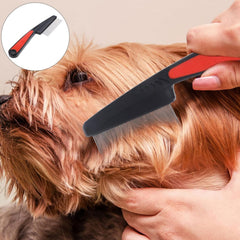 Lice comb, 5 pieces flea comb, dandruff comb, nit comb, flea tear stain remover comb, dog comb, cat comb, scab comb, dandruff lice comb, for baby, children, adults and pets