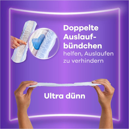 Always Discreet Incontinence Pads Ultimate Day Monthly Pack for Bladder Weakness, 48 ​​Pads (4 Packs x 12)