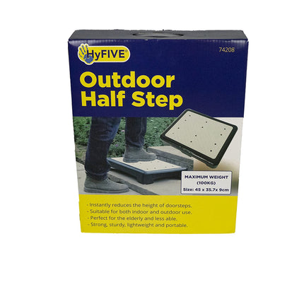 Hyfive non-slip half step for greater mobility, for people with disabilities or for the elderly, stair aid for the inn