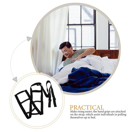 Bed riser, bed rail aid handle for seniors &amp; pregnant women Bed ladder riser aid with robust handle Ideal for nursing beds &amp; at home