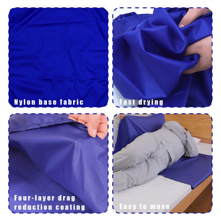 76 * 98cm,Sliding sheet for the elderly,Use for transfer aid,Sliding sheet for patient transfer bed positioning pad,Reusable patient transfer cloth blanket,Patient sliding sheet