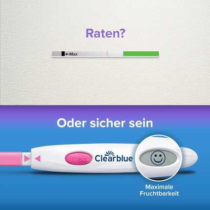 Clearblue Digital Ovulation Test Kit, 30 Tests + 1 Digital Test Holder, Female Fertility Test / Ovulation, Proven to Help You Get Pregnant Faster