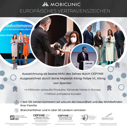 Mobiclinic®, Commode chair for seniors, European brand, Foldable toilet seat, Ergonomic with armrests, Bucket lid, Resistant, Up to 100 kg, Model timón