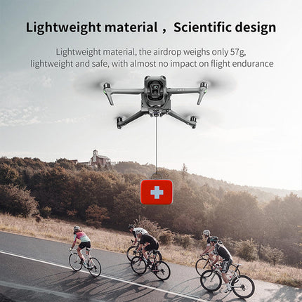 LICHIFIT Drone Airdrop System with 1/4 Screw Hole Interface for DJI Air 3 Photosensitive Thrower Transport Delivery Payload Release Dropping Device
