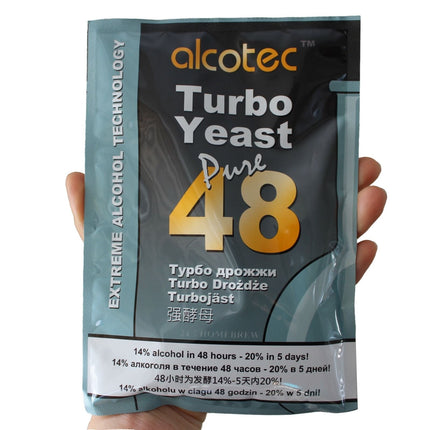 5x Alcotec 48 Pure Turbo Super Yeast Packets High Alcohol 20% Homebrew Vodka