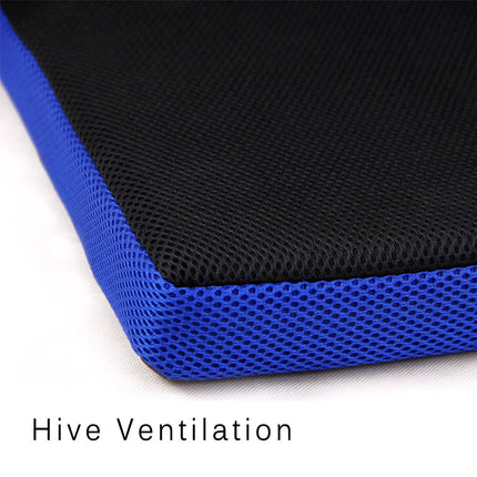 HRRH Wheelchair Cushion, Anti-Decubitus Honeycomb Cushion Breathable Comfort Back Oxford Cloth Material Wheelchair Cushion, (16 * 17.7 * 1.6 inches)