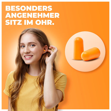 Nachtwaechter Earplugs for Sleeping 140 Pieces – Disposable Earplugs 38dB for Peaceful Sleep &amp; Against Snoring – Sleepbuds Ideal as Noise Protection for Travel &amp; Work