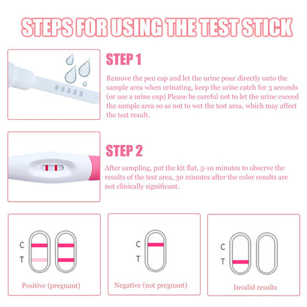 20 pieces pregnancy test early test individually wrapped early pregnancy test pregnancy test with urine cup and pregnancy test strips HCG test pregnant high precision, fast detection