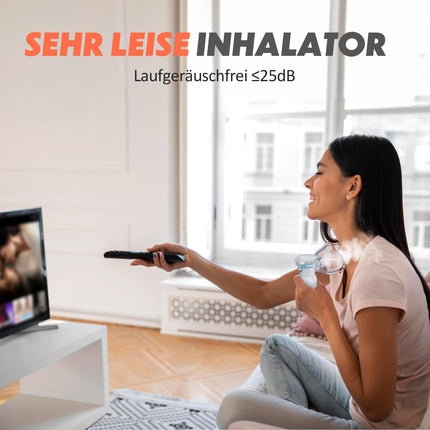 AU YAT Nebulizer Machine for Adults, Rechargeable Portable Nebulizers for Adults and Children, Quiet Nebulizer for Children