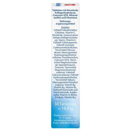 Doppelherz Skin + Hair + Nails - 13 Nutrients - With zinc &amp; biotin to contribute to the maintenance of normal skin, hair, and nails - 30 tablets