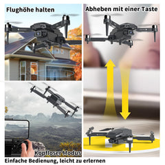 S508 Drone with Camera HD 720P for Kids, Mini Drone with WiFi Transmission for Beginners, RC Drones Quadcopter for Boys Girls, Toy Drone Helicopter with Headless Mode, Handbag Long Flight Time