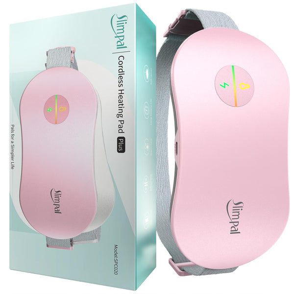 Slimpal Period Heating Belt, Wireless Heating Pad, Electric Menstrual Heating Belt, Abdominal Heating Belt, Constant Working, Gifts for Women, Girls, Pink