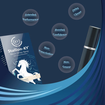 Stallion-KY Delay Spray for Men, delay spray for men, sex, men, libido booster for men, longer in bed (K)