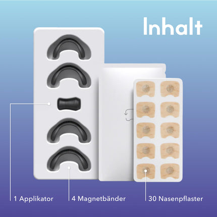 Nasal Strip Magnet (15 days) - Magnetic nasal strip with superior adhesive - Magnet Strips Nose for better breathing - Real snore stopper