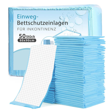 40 pieces 80x90cm 5-ply disposable bed pads for incontinence, bed pads incontinence disposable adult, ultra-absorbent 70g bulk heavy-duty bed pads incontinence, disposable changing pads