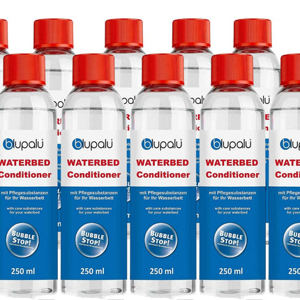 blupalu | 10 x 250 ml Waterbed Conditioner Set | Conditioner | Conditioner | Waterbed Accessories | for all waterbeds