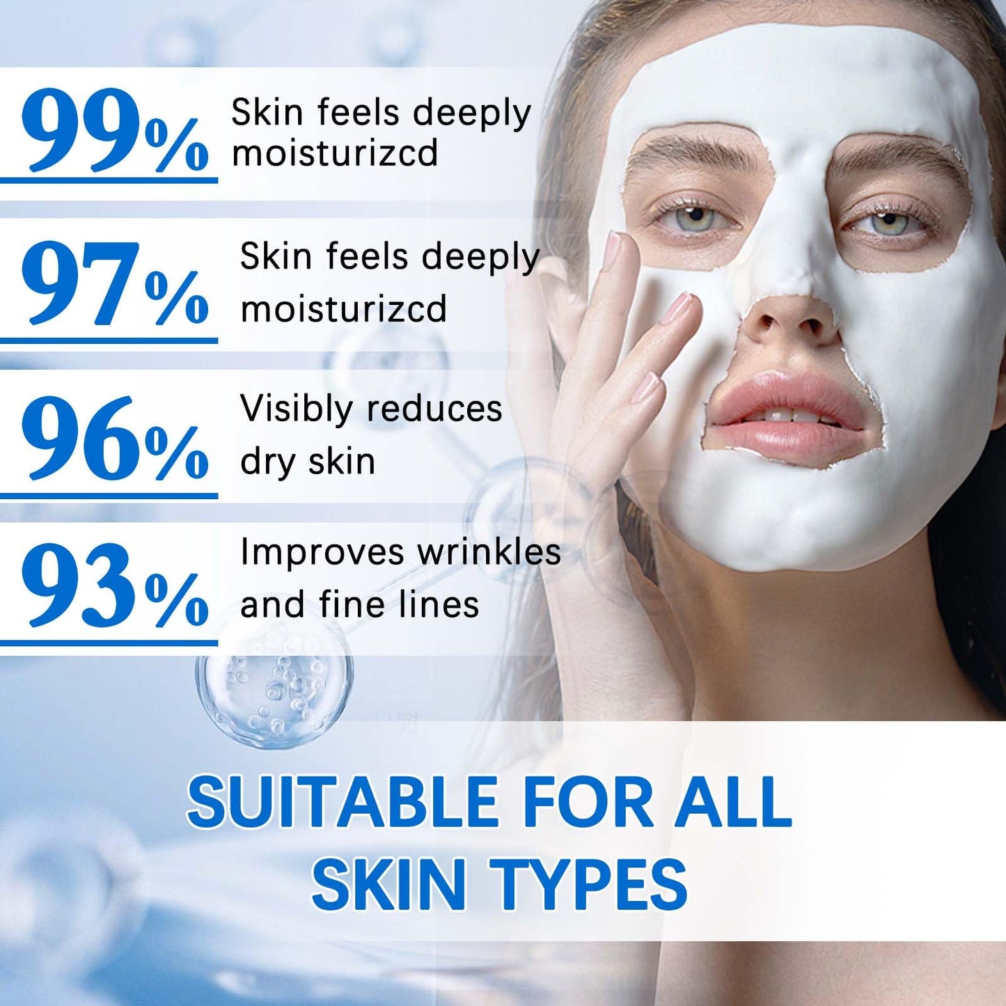 100g Hyaluron Pulver, Hyaluronsäure Pulver niedermolekular, Pur & Vegan Hyaluron Säure Pulver, Creme Gel Serum Filler Gesicht Niedermolekular Hyaluronsäure Außenwirkung