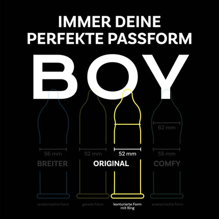 BILLY BOY Condoms Longer Love 100s | 52 mm | Condoms for a longer and more intense experience | (1 x 100 pieces)