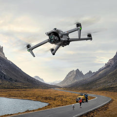 DJI Air 3 Fly More Combo with DJI RC-N2 remote controller, drone with camera for adults, 4K HDR, 2 primary cameras (medium telephoto/wide-angle), 46 min. max. flight time, 48 MP, O4, 2 additional batteries