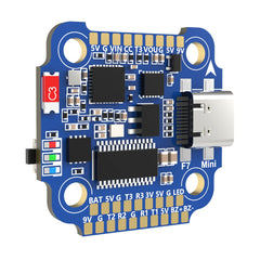Mini F7 Flight Controller 3-6S 20x20mm Built-in Bluetooth Drone Stack Support Wireless Tuning for 2-4 inch FPV Drone