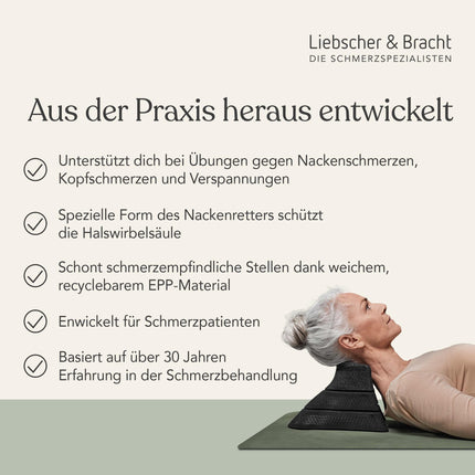 Liebscher &amp; Bracht Original Neck Saver – Neck stretcher to support migraines, dizziness, neck and headaches – Neck stretcher including exercises in the app – Made in Germany