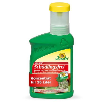 Neudorff Spruzit Pest-Free – Concentrate combats pests such as box tree moths, aphids, and thrips on ornamental plants, vegetables, and herbs, 250 ml