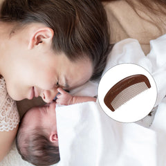 Wooden labor comb, birth comb sandalwood natural birth comb labor and delivery tools pregnancy gift for pregnant women with fabric bag