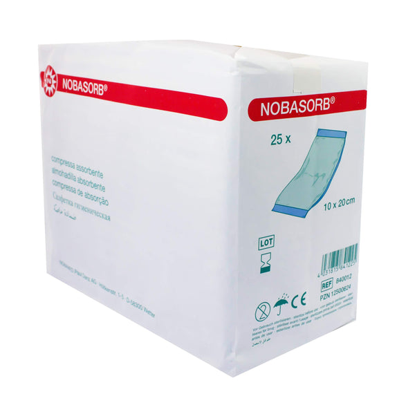 NOBASORB absorbent compresses 10x20 cm