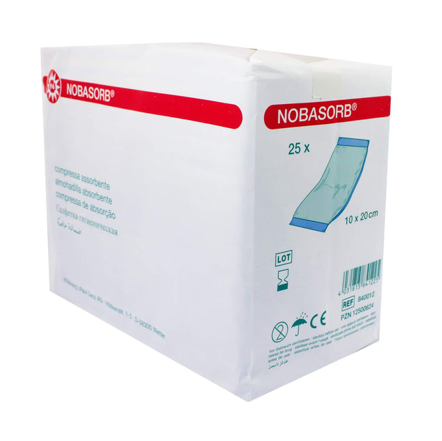 NOBASORB absorbent compresses 10x20 cm