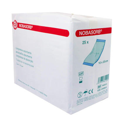 NOBASORB absorbent compresses 10x20 cm