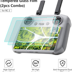 FPVtosky Drone Mini 4 Pro Accessories 7-in-1 Kit, Dual-Layer Mini 4 Pro Carrying Case, ND Filter Set, Landing Pad, Lanyard, RC-2 Sun Hood, Screen Protector for DJI Mini 4 Pro [Only for Mini 4 Pro RC 2]