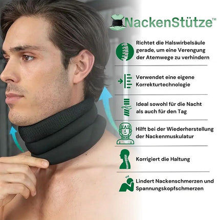 Reiteag Neck Support Vitavix Snoring, Neck Support Against Snoring, Neck Brace for Humans, Relieves Pressure in the Spine, Stop Snoring and Sleep Apnea from the First Night