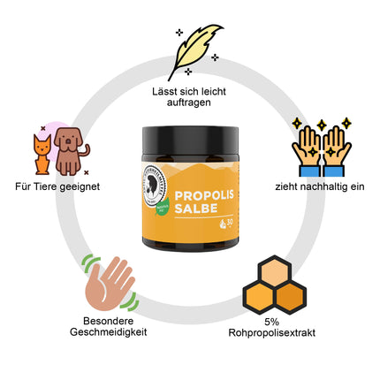 Active Natural Remedies Propolis Ointment 30g | Cream/Ointment is pure, high-quality &amp; from Germany
