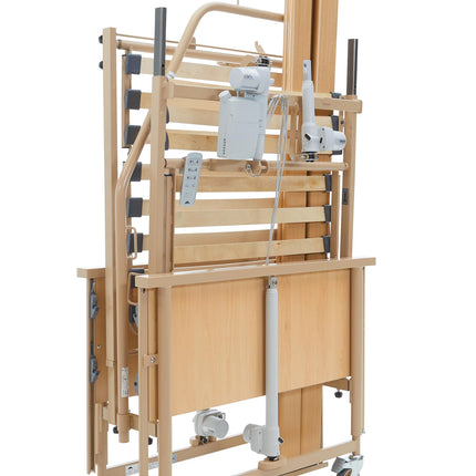 Burmeier Dali Standard nursing bed with wooden side rails