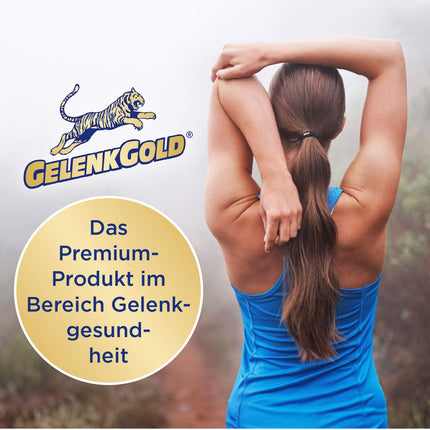 GelenkGold Joint Capsules 90 Capsules High Dosage, Dietary Supplement for Joints¹ Cartilage² and Tendons³ with Chondroitin Glucosamine and Frankincense