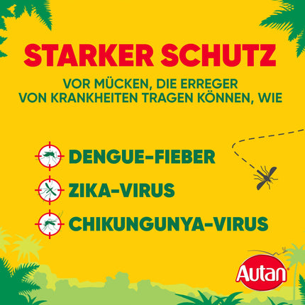 Autan Tropical Mosquito Repellent, Dry Spray, 100ml