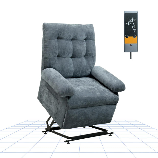 FLEXISPOT Recliner Chair, Riser Chair with 3 Motors, Electric Sleeper Chair in the Bedroom, Recliner Chair with Stand-Up Aid, Senior Chair in the Living Room (Gray)