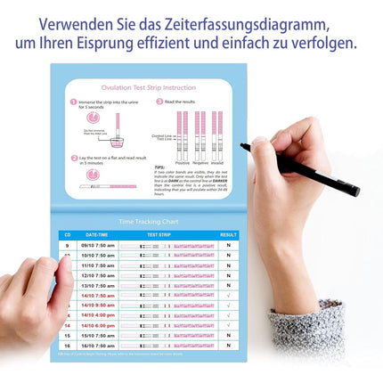 MOMMED Ovulation Test and Pregnancy Test, Includes 20 Early Pregnancy Tests, 60 Ovulation Tests, 80 Urine Cups, Time Tracking Chart, Fast and Accurate Results